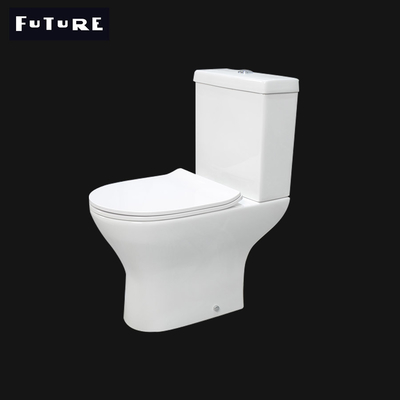 陶磁器の細長い慰めの高さの縁なしの洗面所二重同じ高さの3L 6L